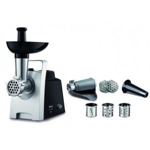 TEFAL | Maszynka do mielenia mięsa | NE109838 | Stal nierdzewna/Czarny | 1400 W | Liczba prędkości 1 | Wydajność (kg/min) 17
