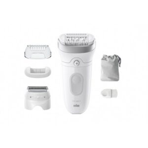 Depilator Braun | SE7-041 Depilator jedwabny 7 | Liczba poziomów mocy 2 | Na mokro i na sucho | Biały/Srebrny