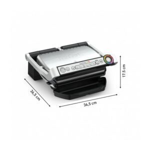 Tefal Optigrill + Snacking ' Baking GC714D, contact grill (silver/black, 2000 watts