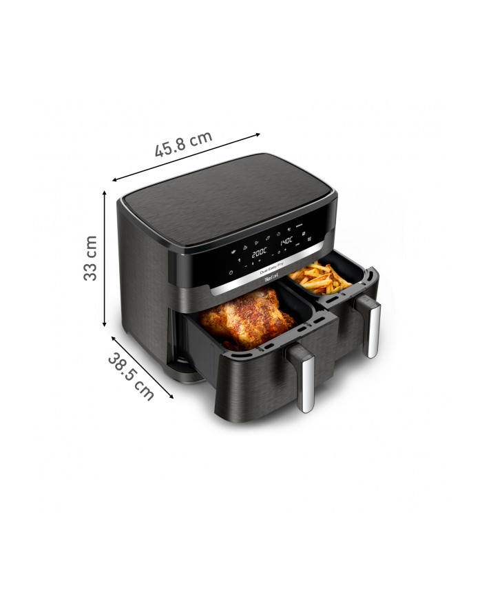 Frytkownica beztłuszczowa TEFAL DualEasy EY942HE0 — zdjęcie 1